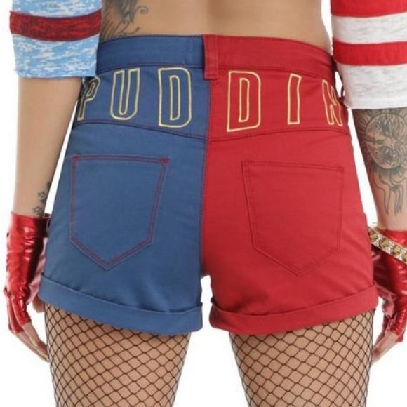 Harley Quin Cosplay Shorts - Picture 2 of 9